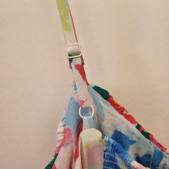 Old Navy floral gauzy midi dress size M - Picture 3 of 5